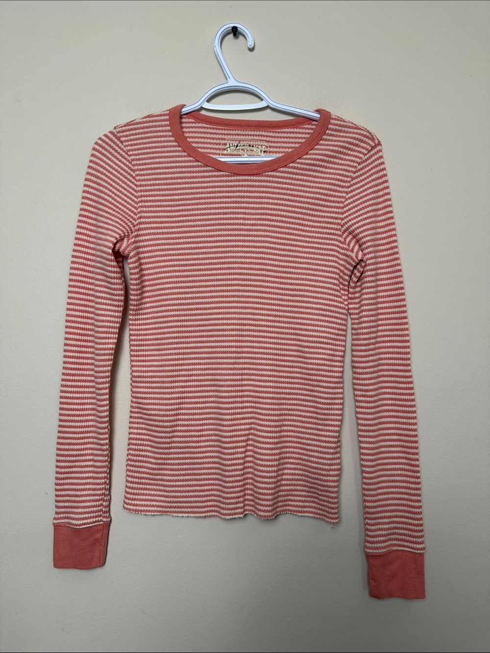 Y2k American Eagle Outfitters Striped Long-Sleeve Tee size XS